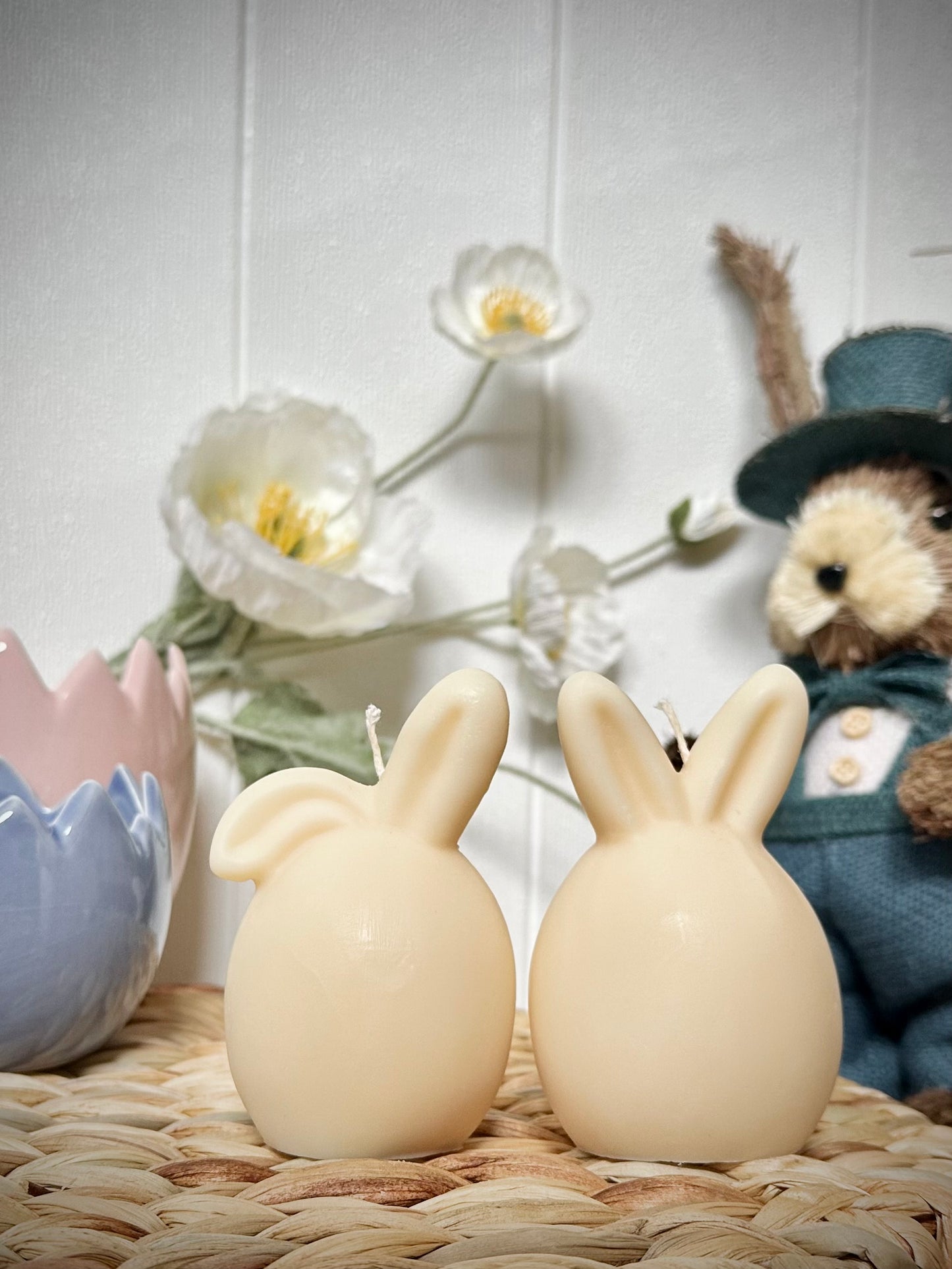 Mr & Miss Bunny Candle Set